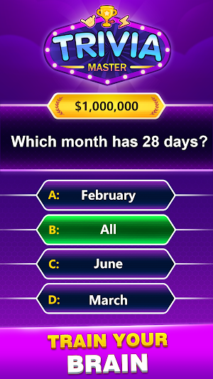 TRIVIA Master - Free Word Quiz Brain Test Game Screenshot 2