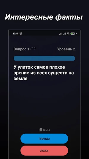 Правда или Ложь - Викторина: В Screenshot 2