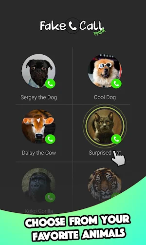 Fake Call Prank- Animals Screenshot 2