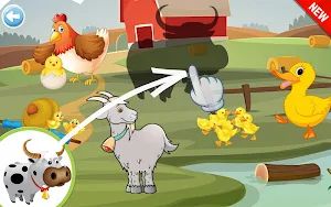 Animals Puzzle for Kids 🦁🐰🐬🐮🐶🐵 Screenshot 1