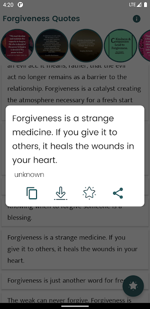 Forgiveness Quotes and Sayings Screenshot 1