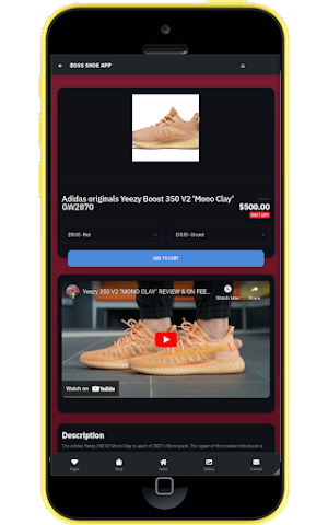 BoSS Sneaker App Screenshot 0