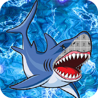 Sharks Color By Numbers -Hungr