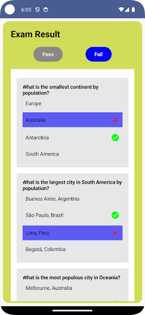 MyTriviaApp Screenshot 2