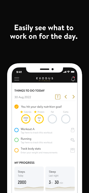 Exodus Fitness Screenshot 1