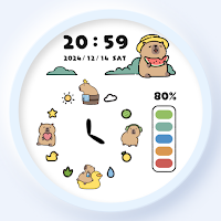 Summer Capybara Watch Faces