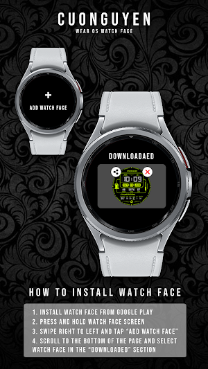 Watch face CNW0027 Screenshot 3