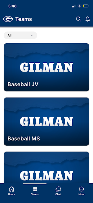 Gilman Greyhound Athletics Screenshot 1