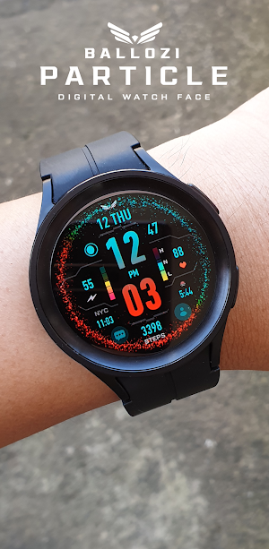 BALLOZI PARTICLE Watch Face Screenshot 3