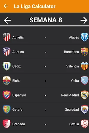 Spanish Liga Calculator - Predictor - 2021/22 Screenshot 3