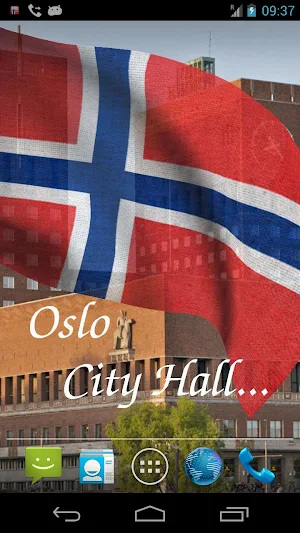 Norway Flag Live Wallpaper Screenshot 2