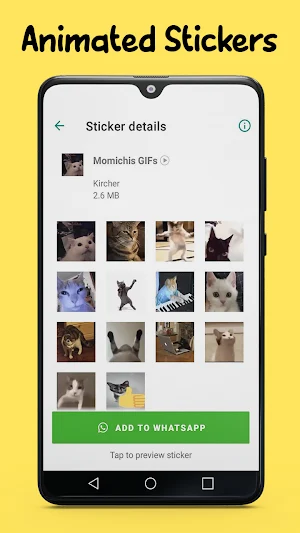 Random Cats Stickers WA Screenshot 0