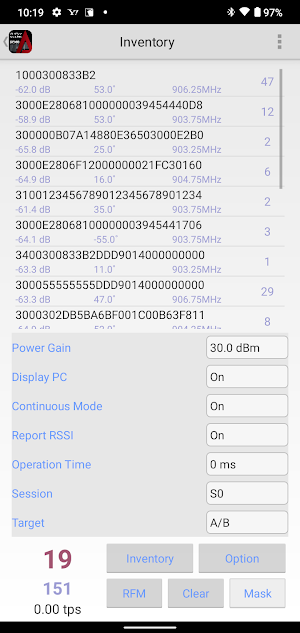 AsBridge-251G Demo App Screenshot 1