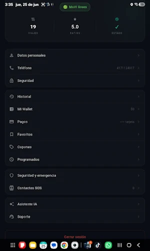 MoVi - Tu viaje seguro Screenshot 2