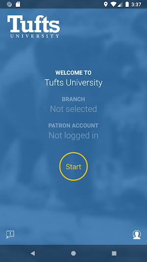 Tufts Library Mobile Checkout Screenshot 0