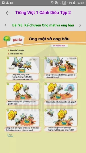 Tieng Viet Lop 1 Canh Dieu - Tap 2 Screenshot 2