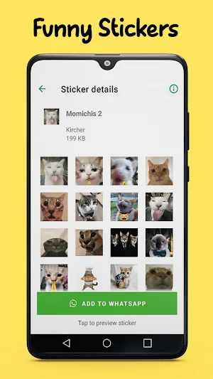 Random Cats Stickers WA Screenshot 2