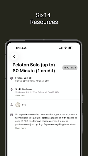Six14 Wellness Screenshot 3