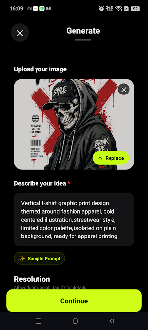 AI T-Shirt Design Maker Screenshot 3