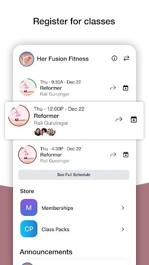 Her Fusion Fitness Screenshot 1