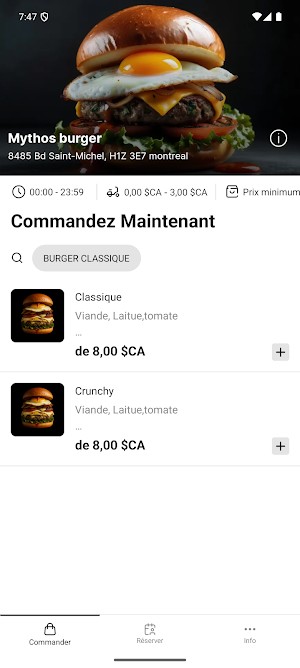 Mythos burger Screenshot 0