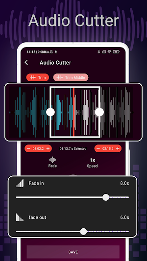 Mp3 Converter & Music Editor Screenshot 2