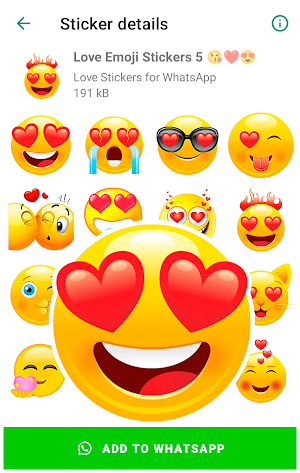 Love Emoji for WhatsApp Screenshot 0