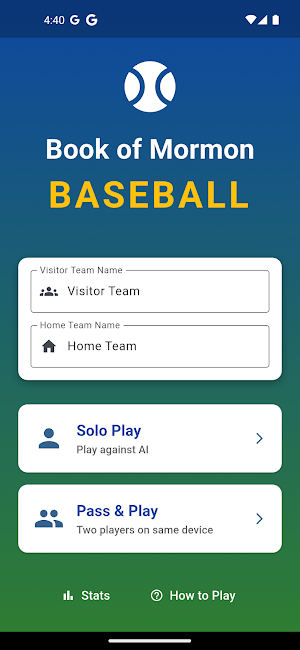 Book of Mormon Baseball Screenshot 3