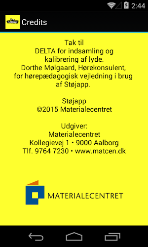 Støjapp Screenshot 1