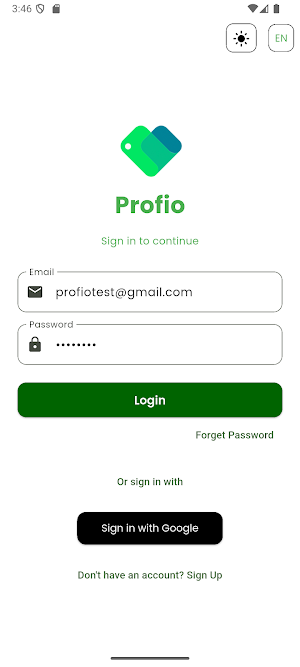 Profio Screenshot 0