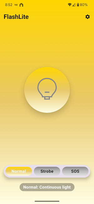 FlashLite: Flashlight & Strobe Screenshot 2
