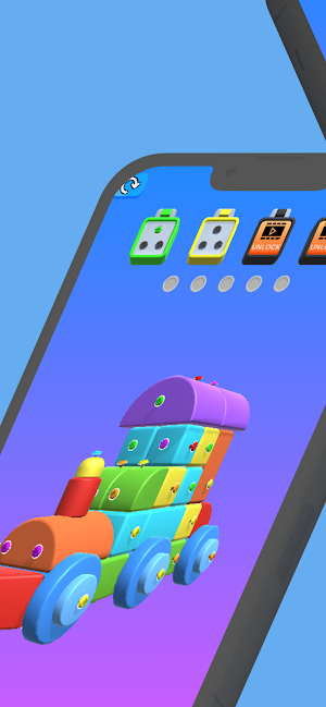 Pin Sort 3D Logic Game Screenshot 0