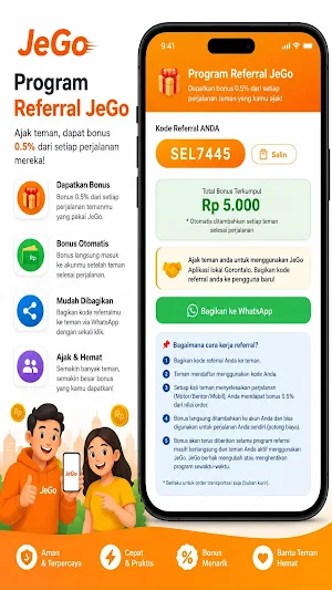 JEGO - Transportasi & Kurir Screenshot 2