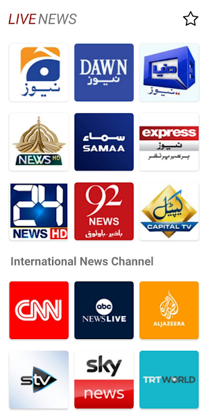 Live News Streaming App Screenshot 2