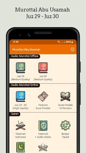 Murottal Abu Usamah Juz 29-30 Screenshot 0