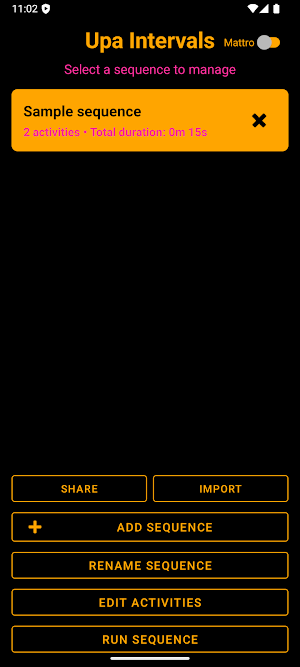 Upa Intervals Screenshot 0