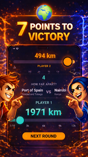 Distance game - City Duel Screenshot 0