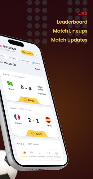 LiveScore: Live Sports Scores Screenshot 3