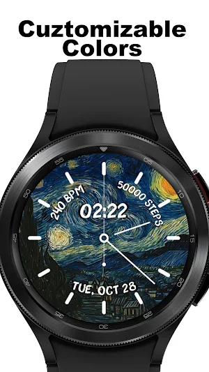 Scary night paint watch face Screenshot 0
