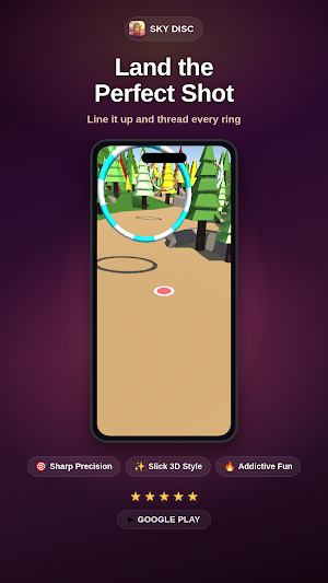 Sky Disc: Fling & Ring Toss Screenshot 2