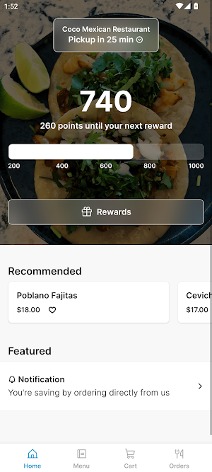 Coco Mexican Restaurant Screenshot 0