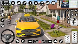 City Taxi Games Car Driving 3D Screenshot 1
