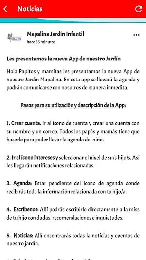 Mapalina Jardín Infantil Screenshot 1