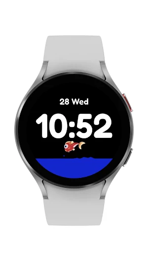 Hopping fish watch face Screenshot 2