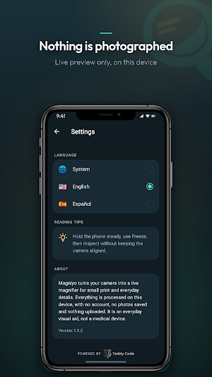Magniyo: Magnifier Screenshot 1