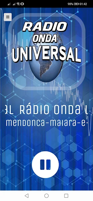 Rádio Onda Universal Screenshot 1