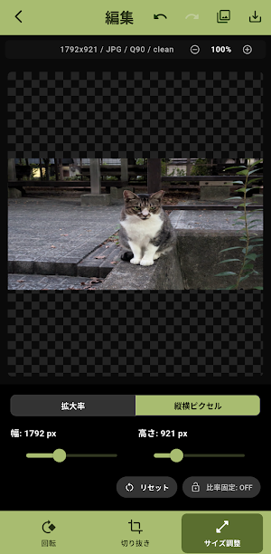 写真リサイズPlus 〜画像のサイズ変更・拡大・縮小・回転〜 Screenshot 3