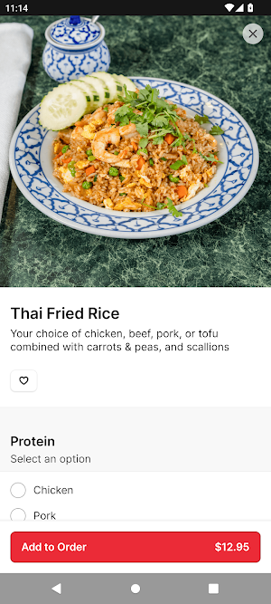 Thai Cafe Screenshot 2
