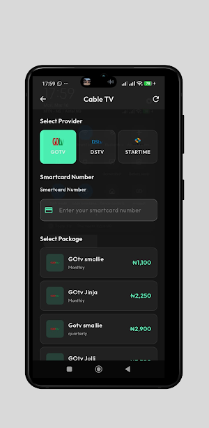Freedata app Screenshot 1