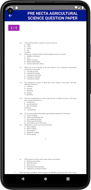Form 4 Past Papers Offline Screenshot 2